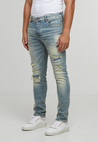 2Y Premium Slimfit Jeans 'Victor' in Blauw