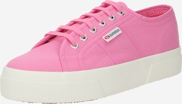 SUPERGA Låg sneaker i rosa: framsida