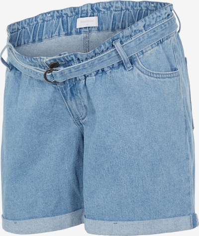 MAMALICIOUS Shorts 'Barka' in blue denim, Produktansicht