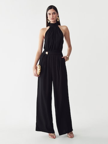 BWLDR Jumpsuit  'SIENA' in Schwarz: Vorderseite