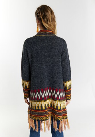 usha FESTIVAL Knit cardigan in Blue