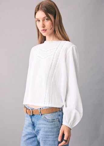 MANGO TEEN Blouse 'Royal' in White