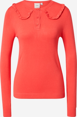 ICHI Sweater 'MAFA' in Red: front