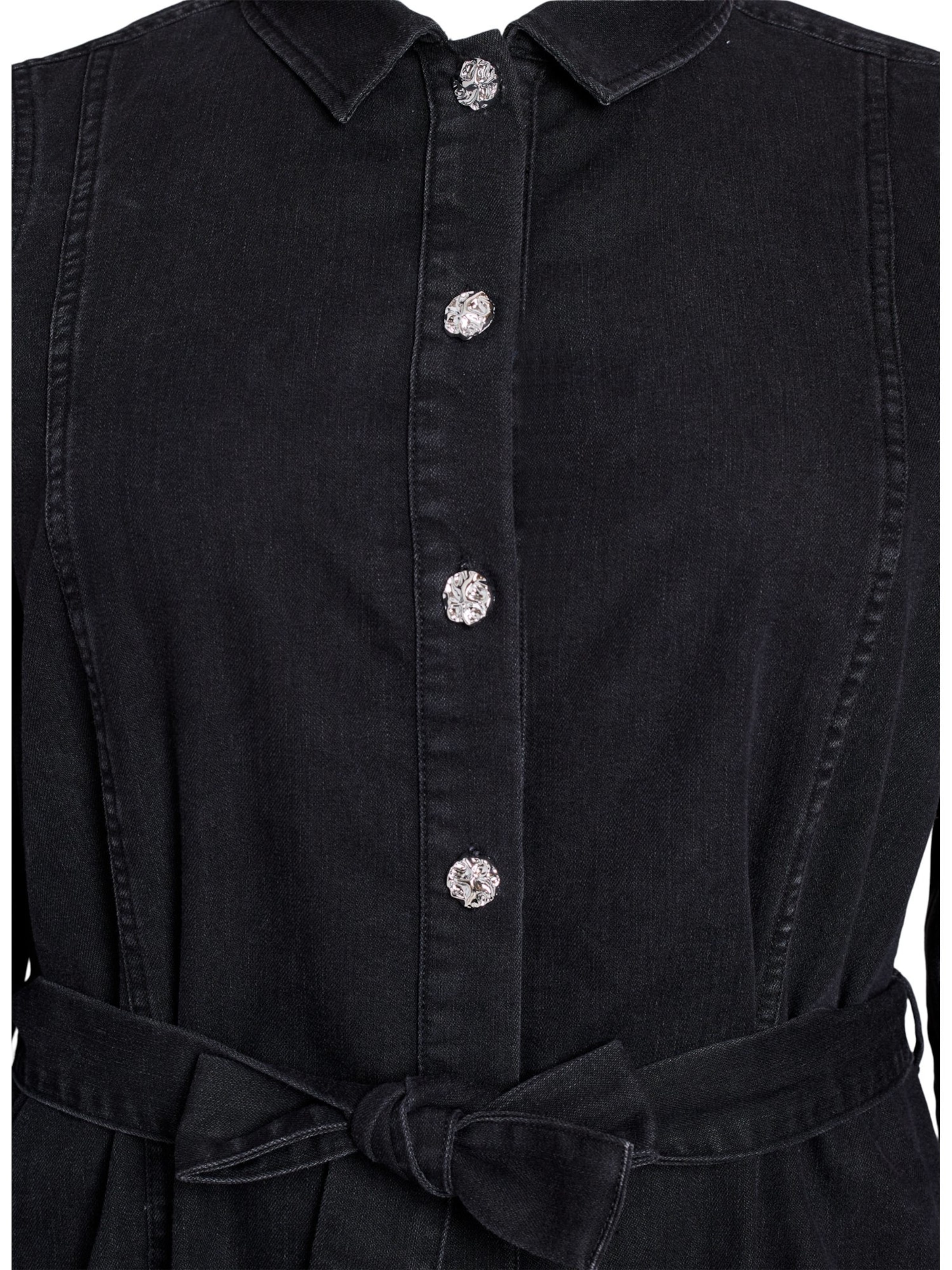 Zizzi Платье-рубашка 'JLULLU' в Черный