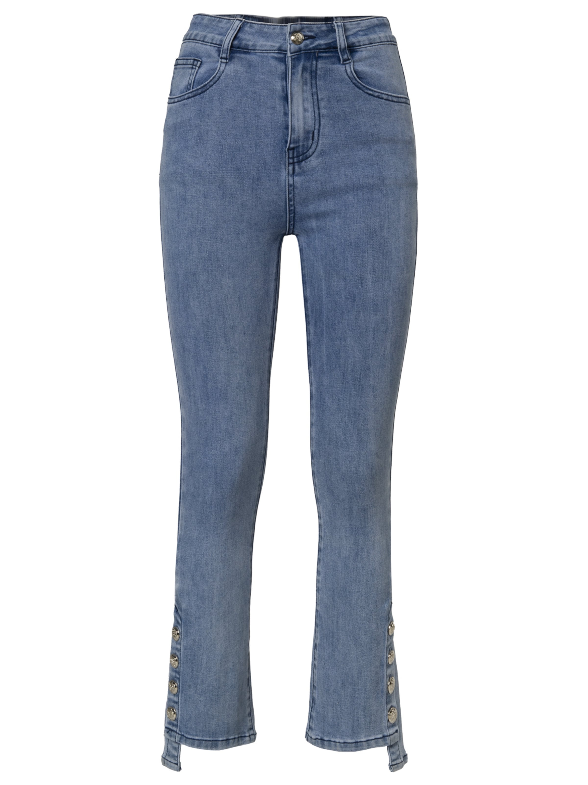 Influencer Skinny Farkut värissä sininen: etupuoli