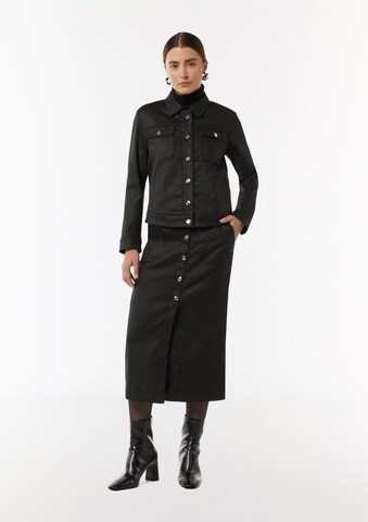 COMMA Übergangsjacke in Schwarz