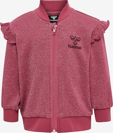 Veste de survêtement 'Sally' Hummel en rose : devant