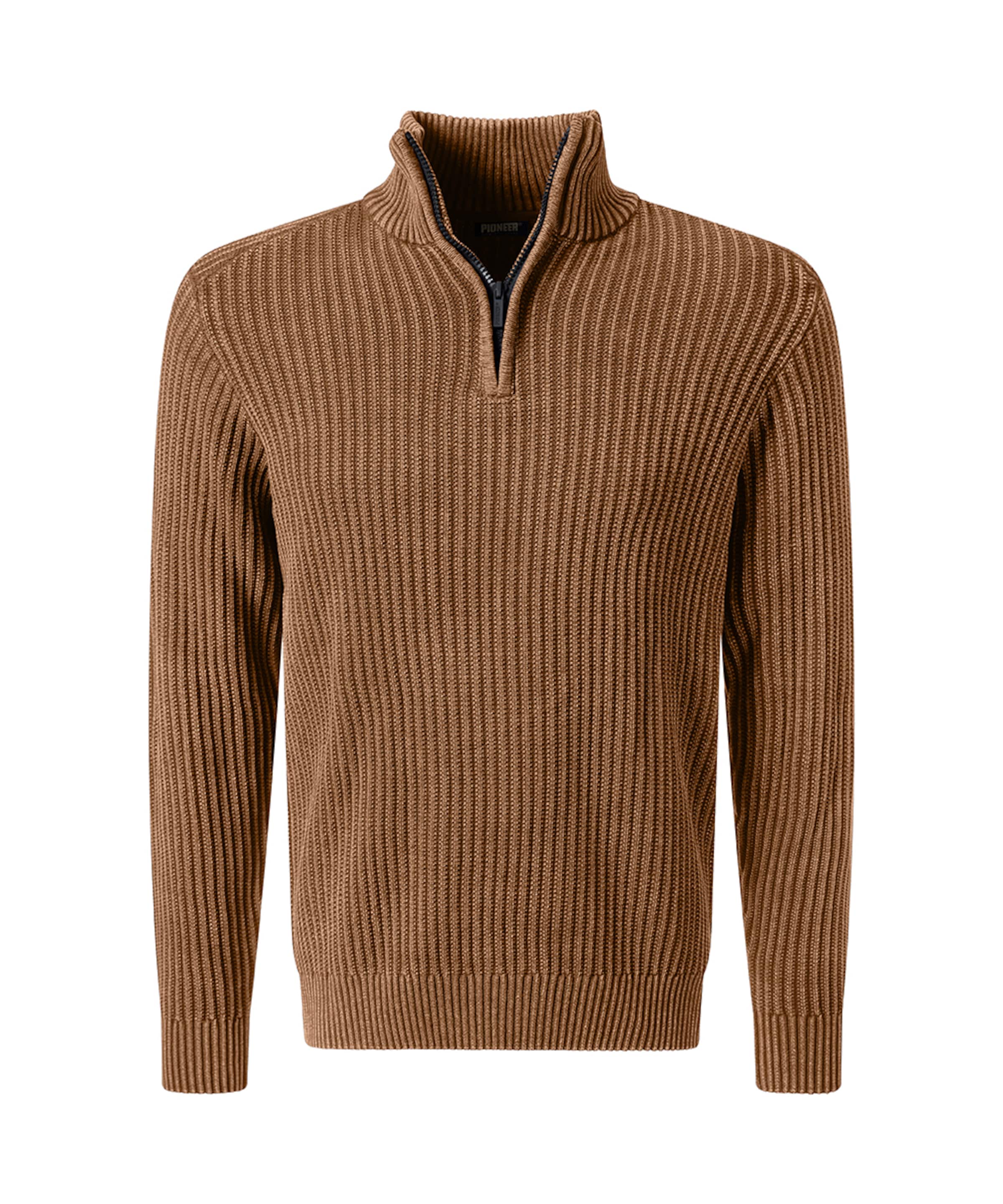 Pioneer Authentic Jeans Sweater in Brown: front