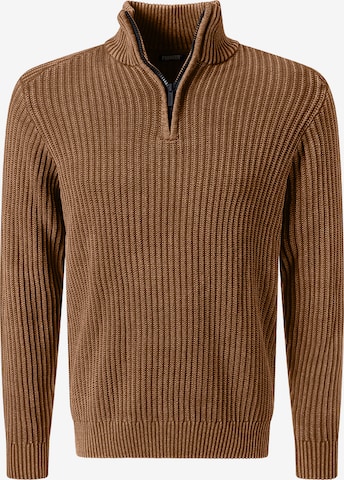 Pioneer Authentic Jeans Sweater in Brown: front