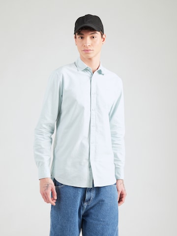 Coupe regular Chemise 'PETER' Pepe Jeans en bleu : devant