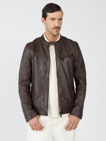 Maze Between-season jacket in Brown: front