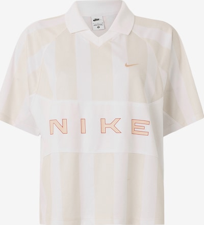 XS dydžio Marškinėliai iš Nike Sportswear, spalva – rusvai pilka / abrikosų spalva / mandarinų spalva / balta, Prekių apžvalga