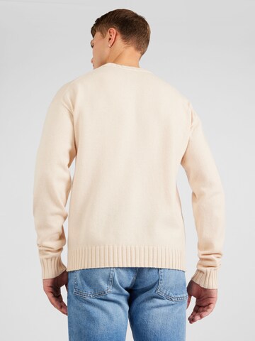 HUGO Sweater 'San Cassio' in Beige