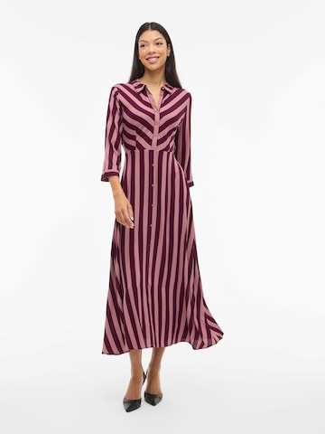 VILA - Vestido camisero 'VIAya Paya' en rojo: frente