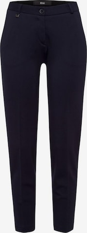 BRAX Pleated Pants 'Maron' in Blue: front