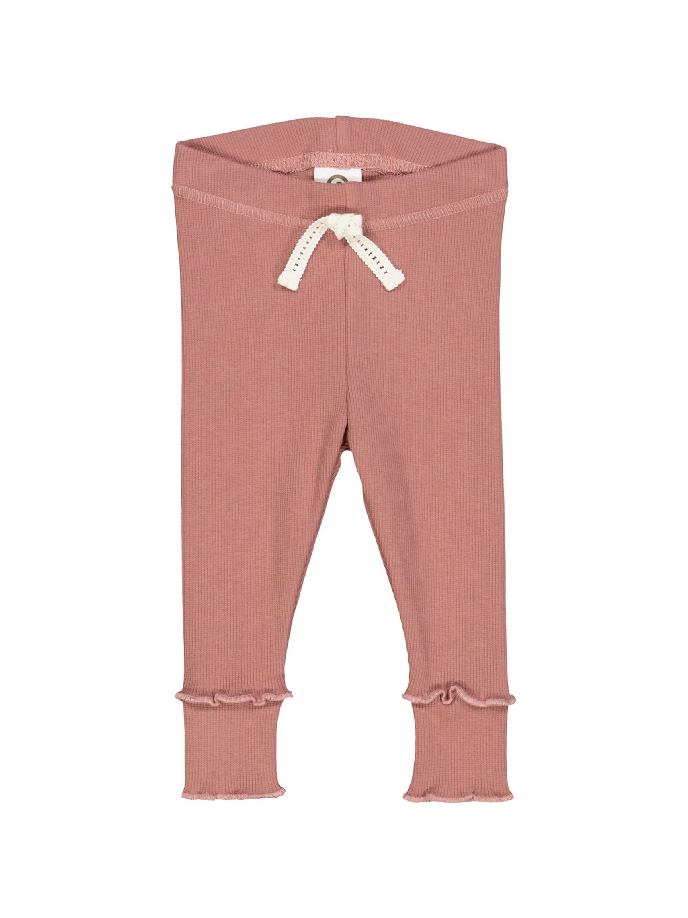 Regular Leggings Müsli by GREEN COTTON en vert