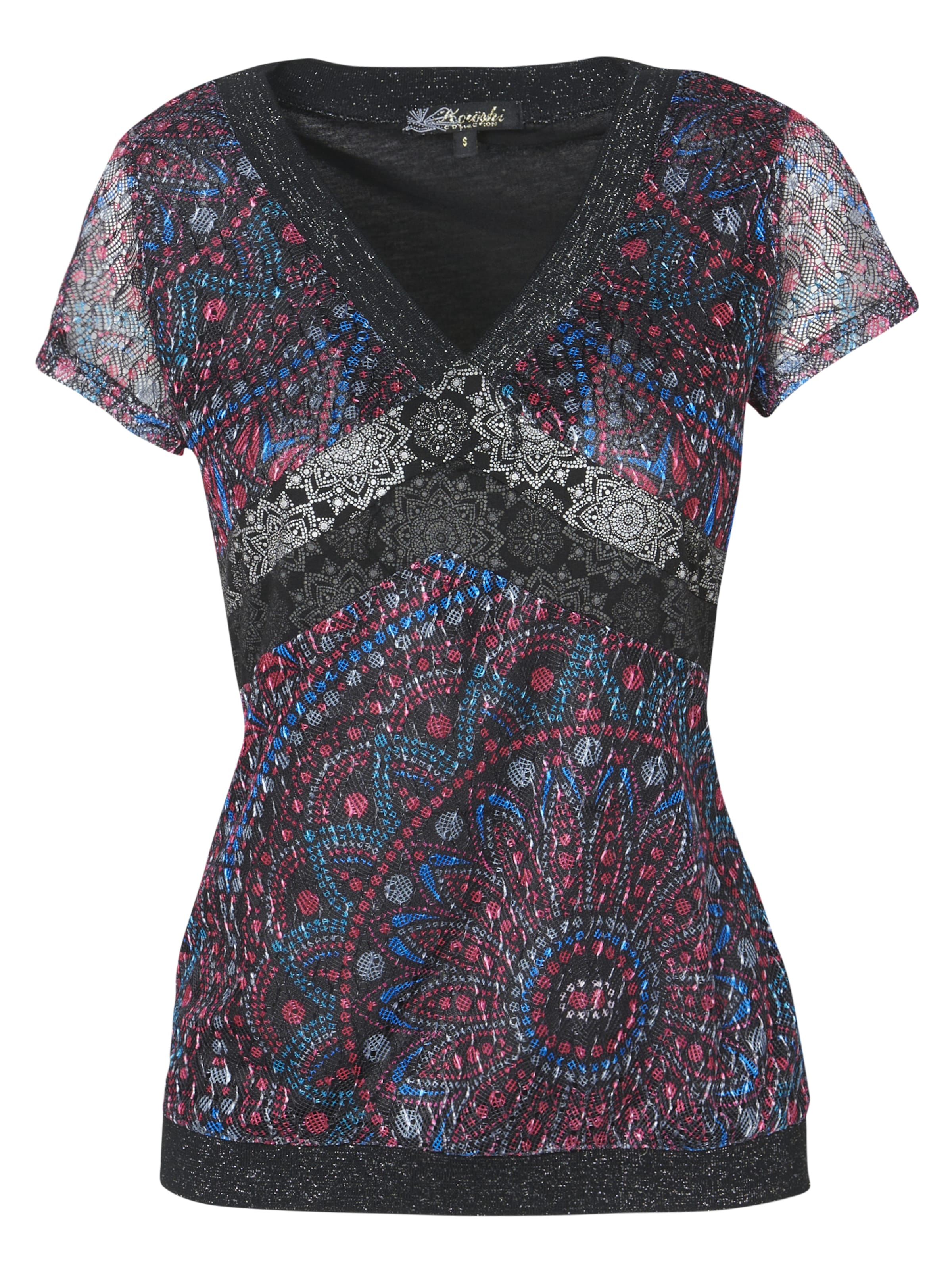 KOROSHI Tričko - Čierna: predná strana