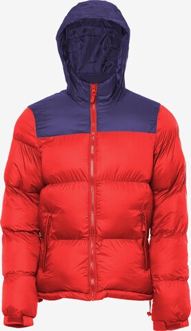 Veste d’hiver FUMO en rouge : devant