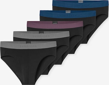 SCHIESSER Slip ' 95/5 ' in Black: front