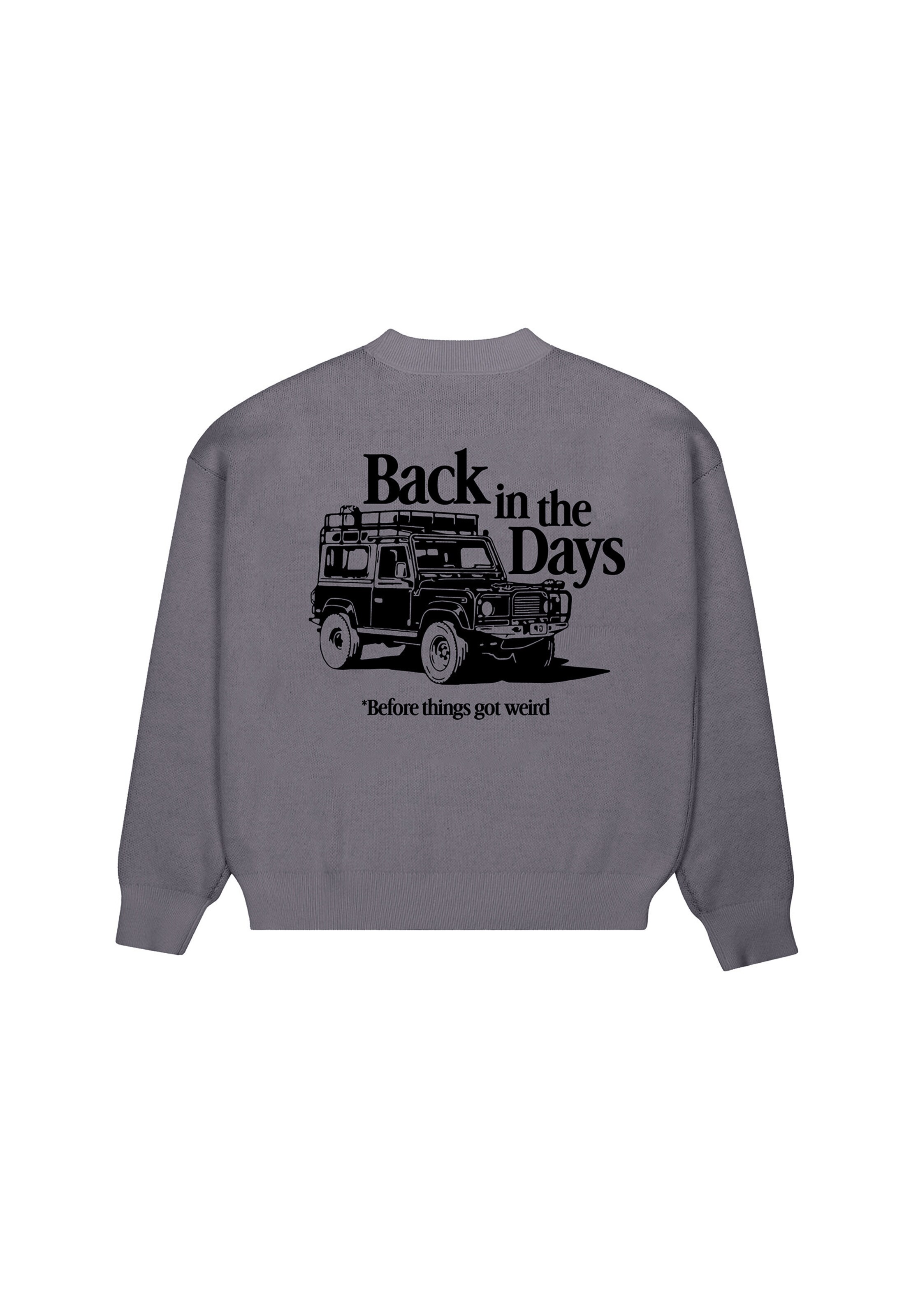 Pullover 'Back In The Days' di Prohibited in grigio