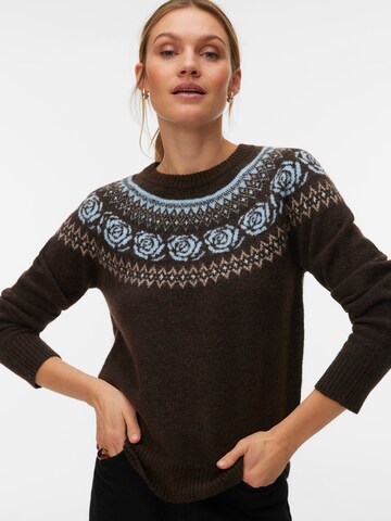 VERO MODA Свитер 'VMSIMONE' в Коричневый