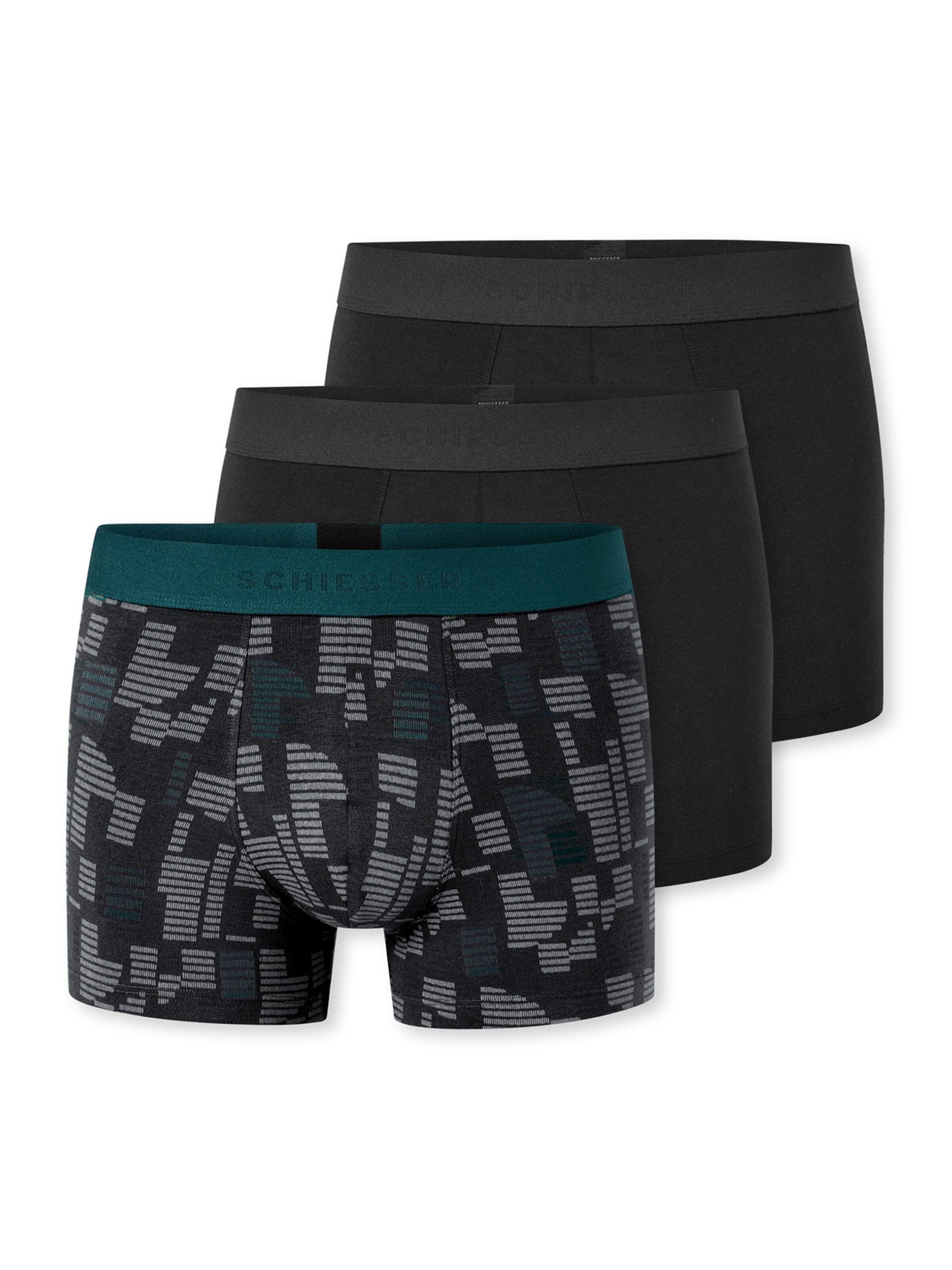SCHIESSER Trunk ' 95/5 Multi ' in Grau: Vorderseite