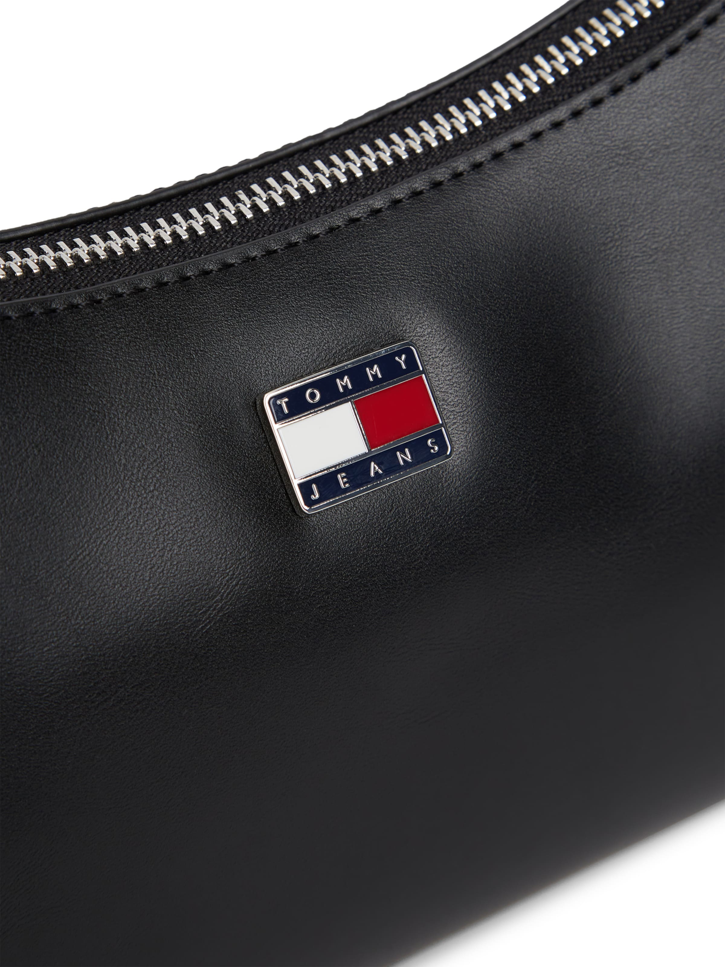 Tommy Jeans Τσάντα ώμου 'City Charm' σε μαύρο