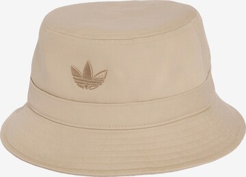 ADIDAS ORIGINALS Hut 'Adicolor Trefoil' in Beige: Vorderseite