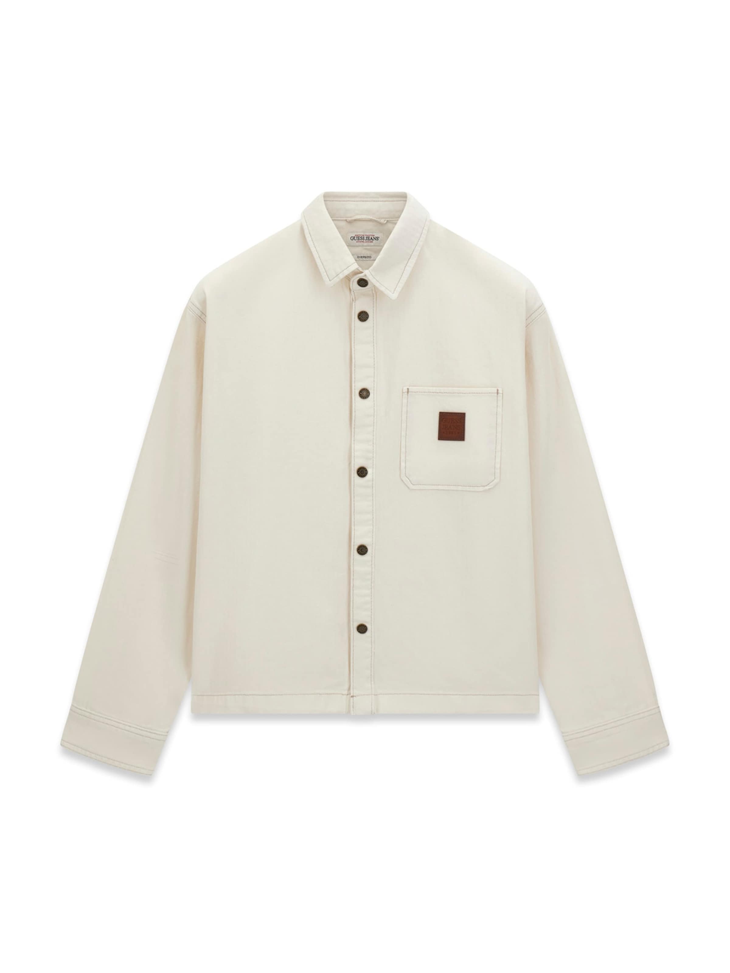 GUESS JEANS Comfort Fit Paita värissä beige: etupuoli