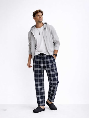 Pigiama lungo 'Pantoneclo Men's Nightwear Long Pajama' di PANTONECLO in blu: frontale