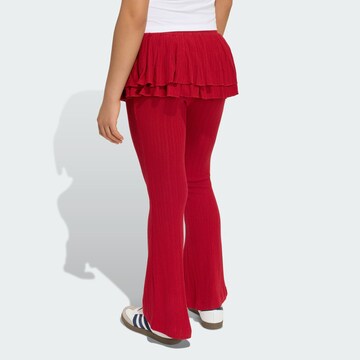 ADIDAS ORIGINALS Flared Leggings in Rot
