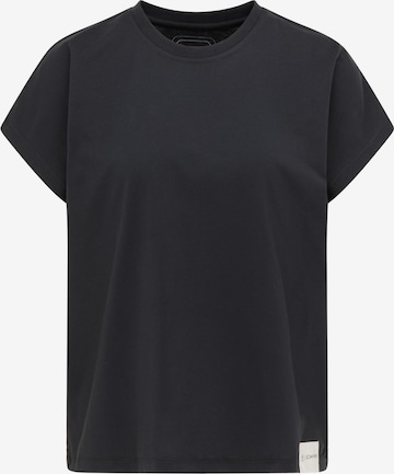 SOMWR Shirt 'VACANT TEE' in Zwart: voorkant