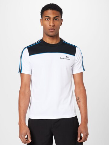 Sergio Tacchini Sportshirt 'LISTA' in Weiß: predná strana