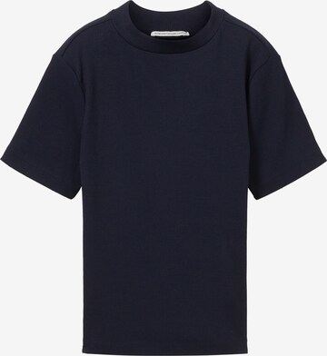 T-Shirt TOM TAILOR en bleu : devant