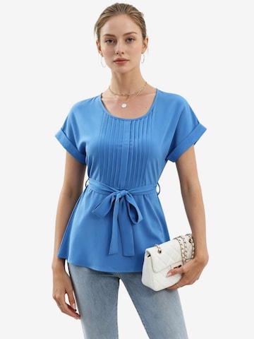 Yesfashion Koszulka w kolorze niebieski: przód