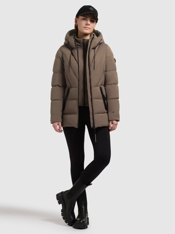 Veste d’hiver 'Rabb' khujo en marron