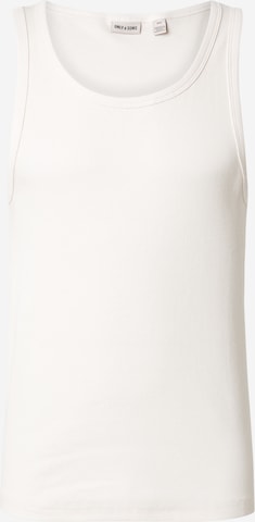 Only & Sons Футболка 'ONSTANNER' в Белый: спереди