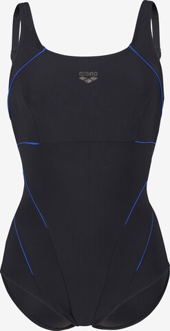 Bustino Costume intero modellante 'BODYLIFT JEWEL LOW C CUP' di ARENA in nero: frontale