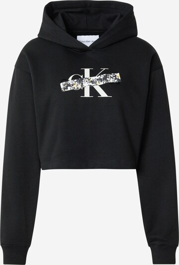 Calvin Klein Jeans Sweater majica u žuta / crna / bijela, Pregled proizvoda