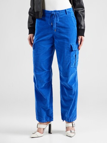 Summum Regular Cargo trousers in Blue: front