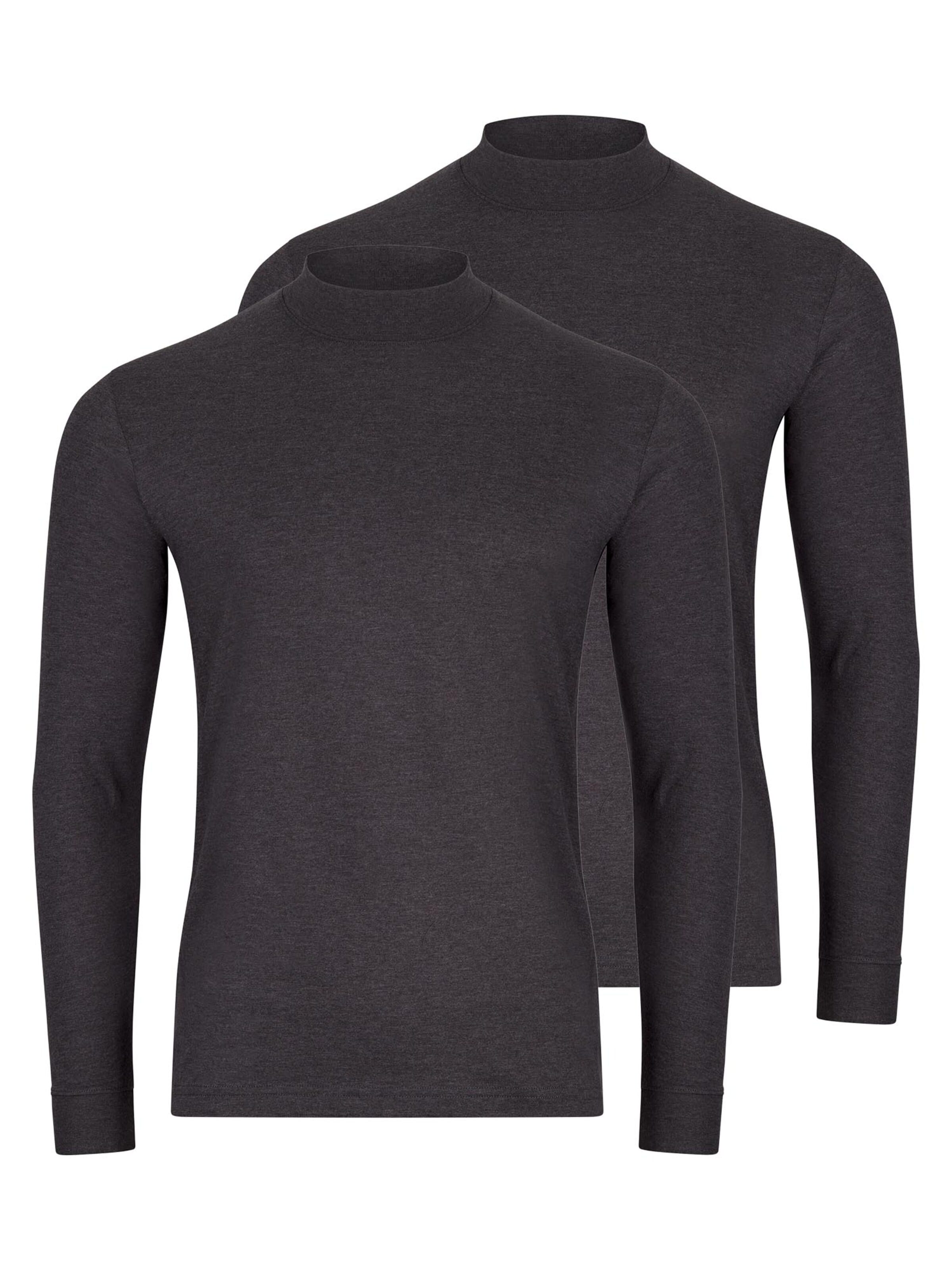 Ragman Shirt 'Basic' in Grey: front