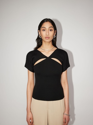 LeGer by Lena Gercke - Camiseta 'Leycie' en negro: frente