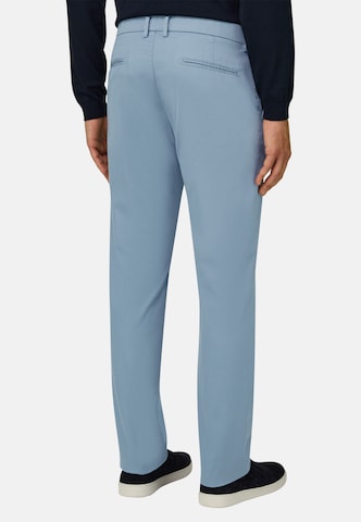 Boggi Milano Slimfit Hose 'B Sustainable' in Blau