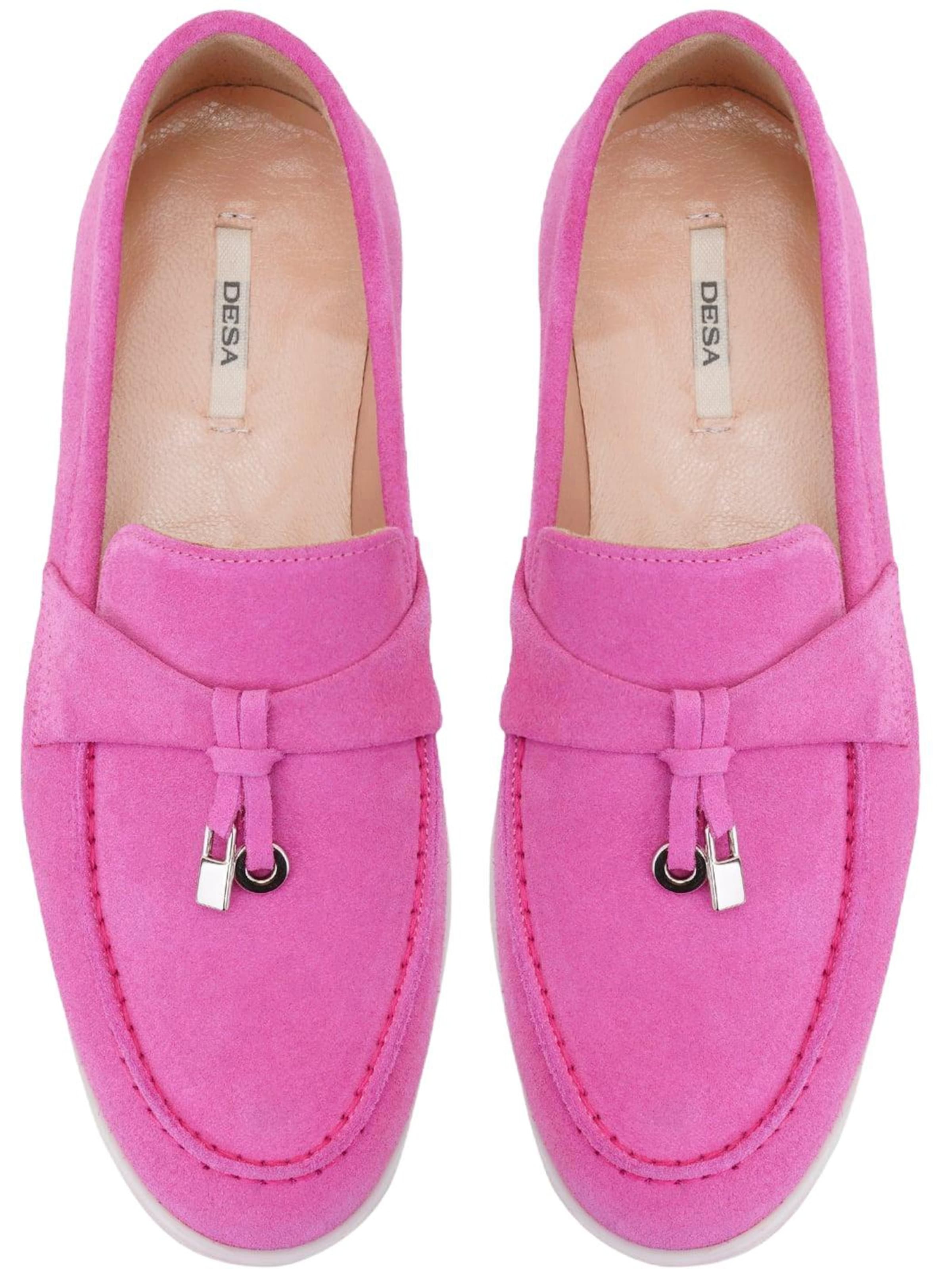Mocassin 'Slip-Ons' Desa en rose
