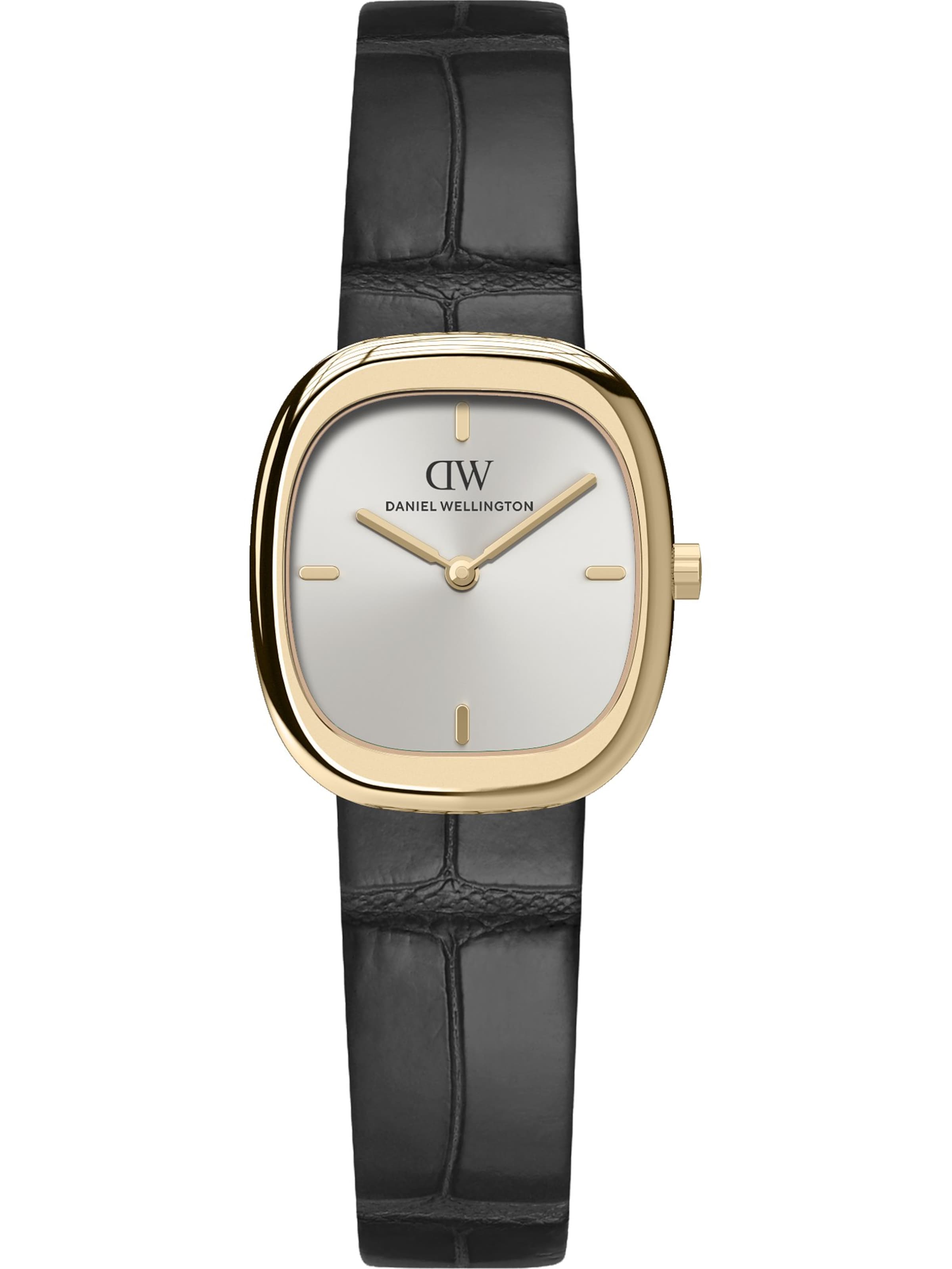 Daniel Wellington Uhr in Schwarz: Vorderseite