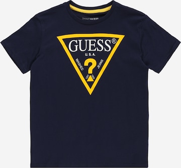 GUESS - Camiseta en azul: frente