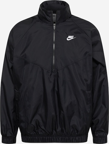 Veste mi-saison 'Windrunner' Nike Sportswear en noir : devant