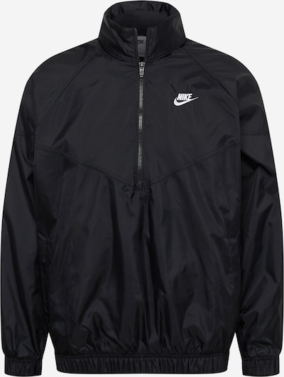 Nike Sportswear Starpsezonu jaka 'Windrunner', krāsa - melns / balts, Preces skats