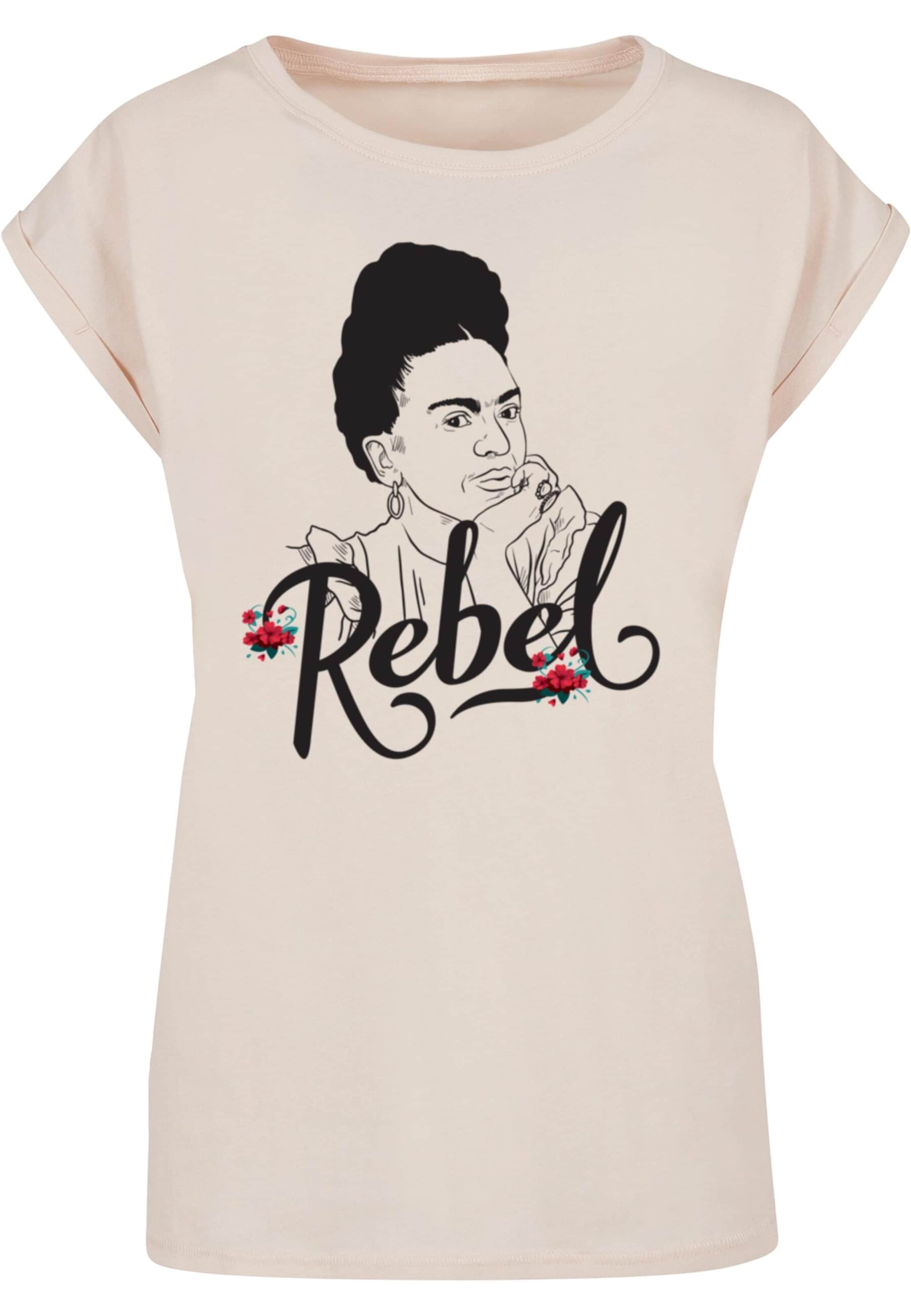 T-shirt 'Rebel' Merchcode en beige : devant