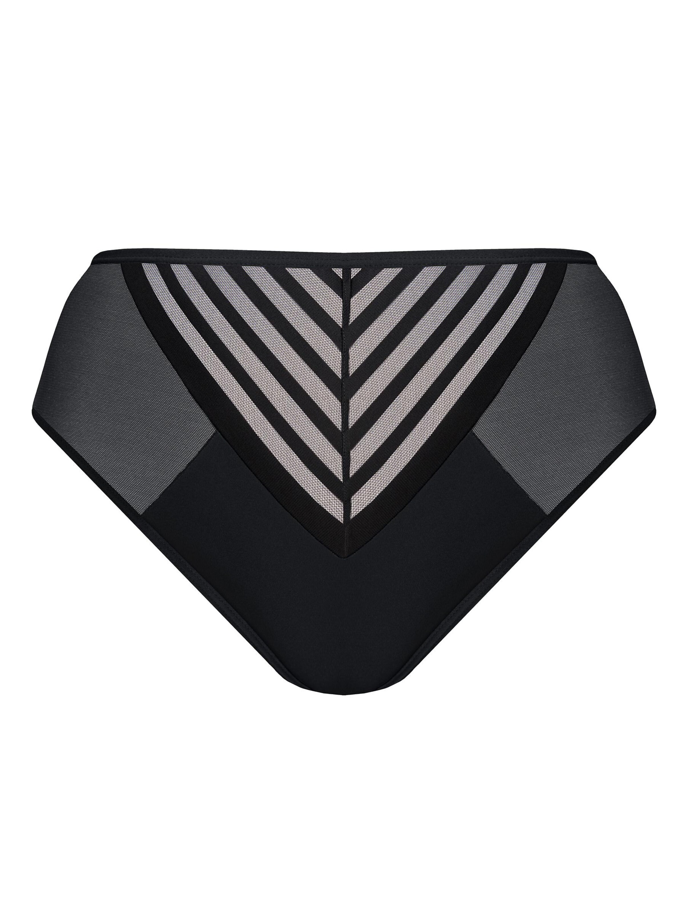 Gorsenia Slip 'K811 Yoko' in Black: front